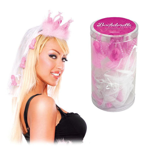 Bachelorette Party Favors Fancy Crown with Veil