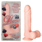 Pure Skin Player Dong with Suction Cup 5.25in - Ivory