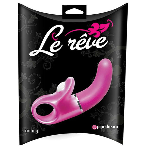 Swirly Bunny 7in. Multispeed Waterproof Clit Stimulating Vibrator (Pink)