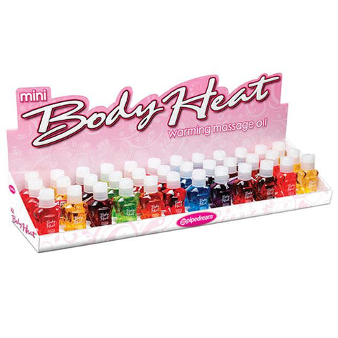 Mini Body Heat Warming Oil 1.25 fl oz (Display of 36)