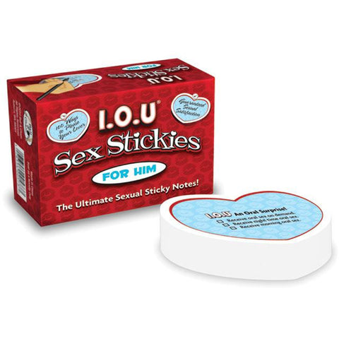 I O U Sex Stickies for Him