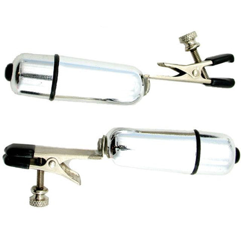 H2H Nipple Clamps Alligator with Bullet(Chrome)