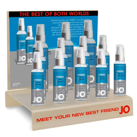 JO Hybrid Lubricant 1oz Counter Display Box (12)