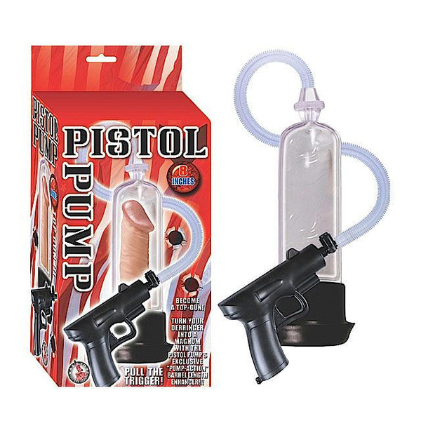 Nasstoys 8in. Pistol Pump (Clear)