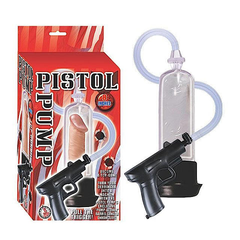 Nasstoys 8in. Pistol Pump (Clear)