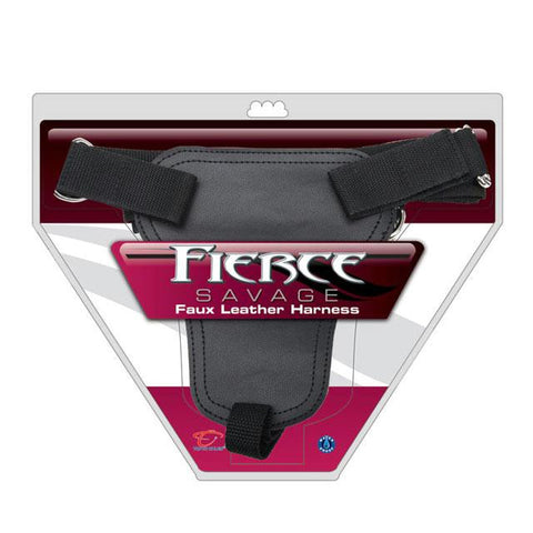 Fierce Savage Faux Leather Harness