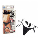 Little Black Panty Thong w-Ties 10-Function