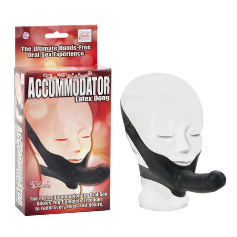 The “Original” Accommodator Latex Dong - Black