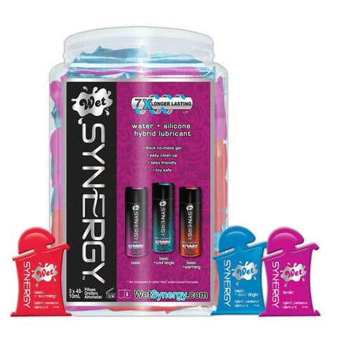 Wet Synergy 10ml Pillow(144pc. asst- Free Bowl Display)