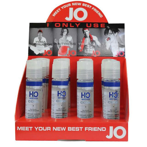 JO H2O Cool 1oz. (Display of 12) Water Based Lubricant