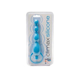 Climax Silicone Vibrating Bum Beads (Blue)