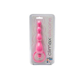 Climax Silicone Vibrating Bum Beads (Pink)