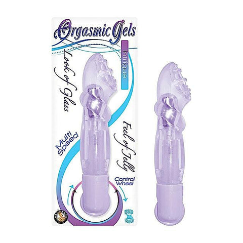Orgasmic Gels Intrigue 5.5in. Multispeed Waterproof Clit Stimulating Vibe (Lavender)