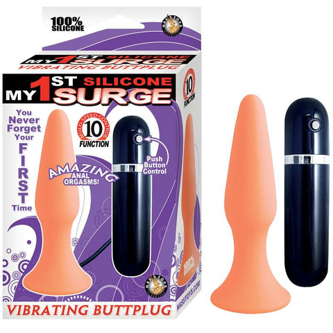 My 1st Silicone Surge Vibrating Buttplug (Ivory)