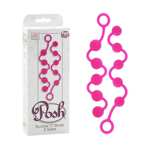 Posh Silicone O Beads - Pink