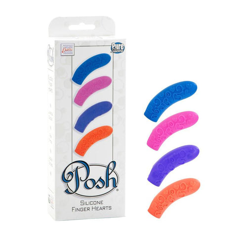 Posh Silicone Finger Teasers - Hearts
