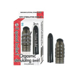 Fetish Fantasy Extreme 9in Silicone Swirly-G Strap-On Black