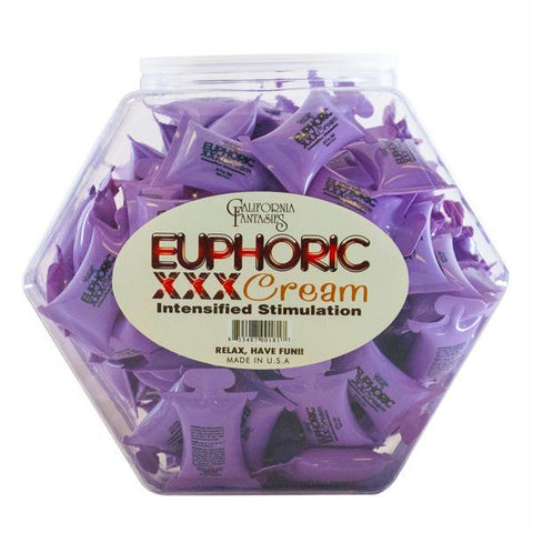 Euphoric XXX Cream 10ml Pillow Packs (Bowl of 72)