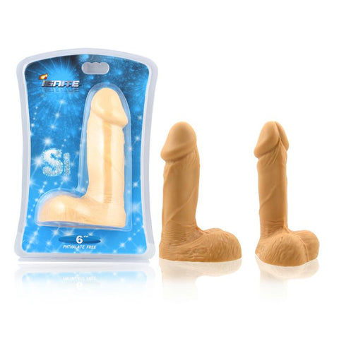 SI 6in Cock w/Balls - White