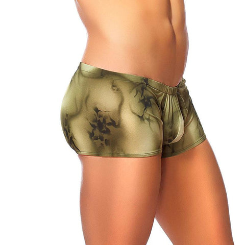 Male Power Skyview Pouch Short Olive Med