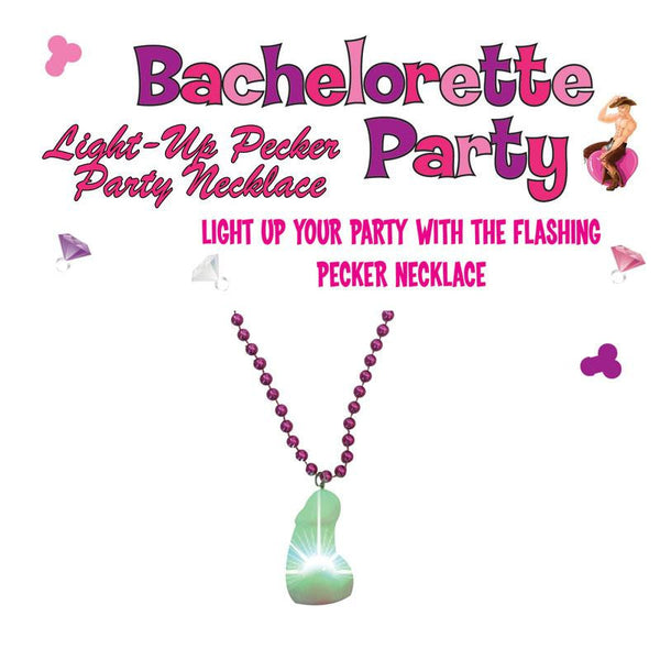 Light Up Pecker Party Necklace