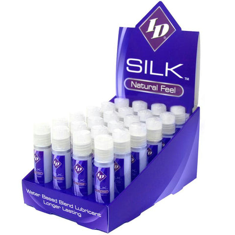 ID Silk Lubricant 1 fl oz Counter Display (24)