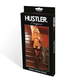 Hustler Classic Sheer Thigh High Black