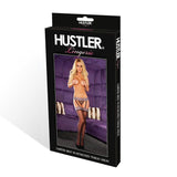 Hustler Leopard Garter Belt w-Attached Thigh High