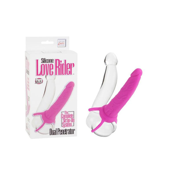 Fetish Fantasy Vibrating Strap-On Set Purple