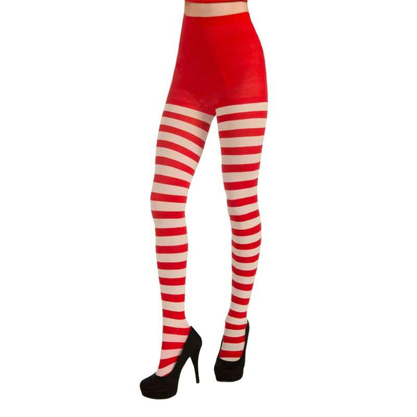 Adult Christmas Striped Tights