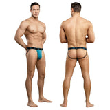 Male Power Bamboo Jock Teal L-XL