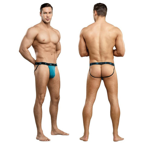 Male Power Bamboo Jock Teal L-XL