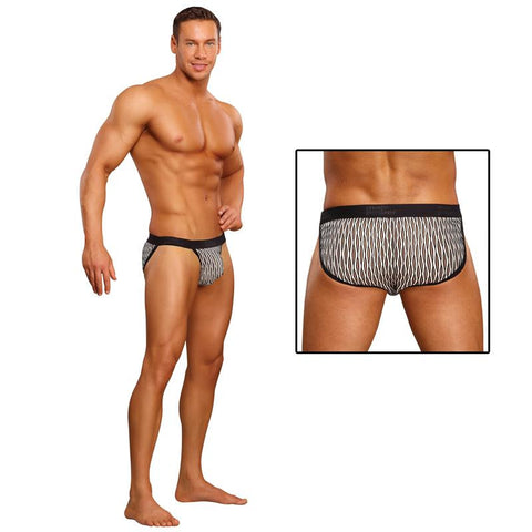 Male Power Wave Mustang Bikini Black Large