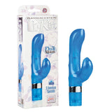 Vibrating Rabbit 8in. Flexible Multispeed Waterproof Vibe With Clit Stimulator & Suction Cup (Pink)