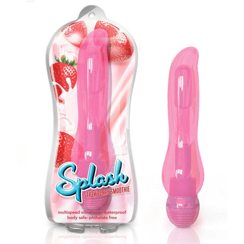 Blush Vive Splash Strawberry Smoothie Multispeed Waterproof Flexible Vibe (Pink)