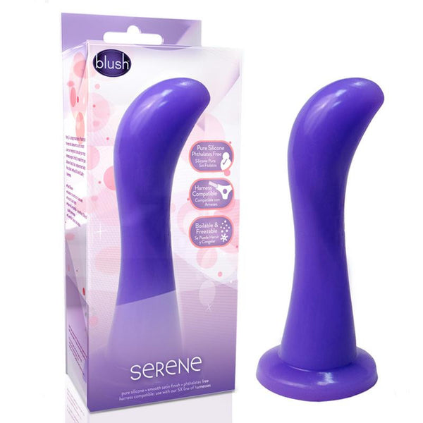 Blush Sweet N Hard 3 8.5in. Dong With Suction Cup & Balls (Clear)