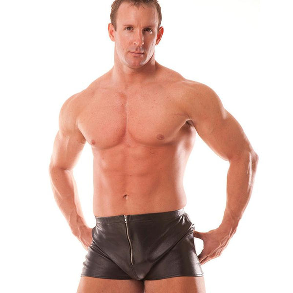 Crotchless Lace N Dots Panty Black S/M