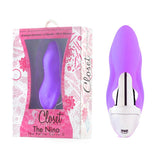 Orgasmic Gels Magic G Spot 6.5in. Multispeed Waterproof Vibe (Clear)