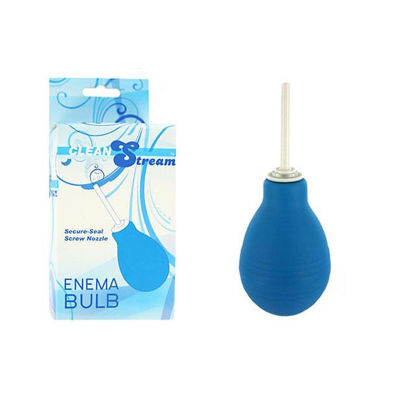 Clean Stream Bulb Anal Clean Enema (Blue)