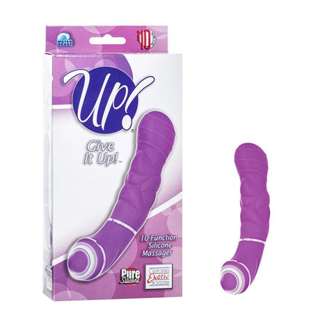 UP! Give It Up! 10-Function Silicone Massager - Purple