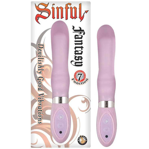 Sinful Fantasy 5in. Multispeed Waterproof Vibe (Lavender)