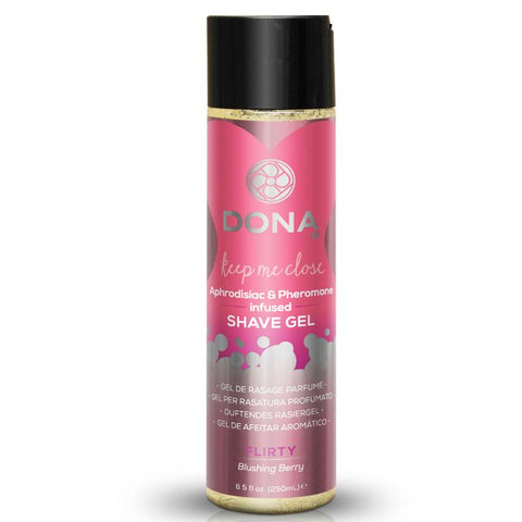 DONA Shave Gel Flirty Aroma: Blushing Berry 8oz