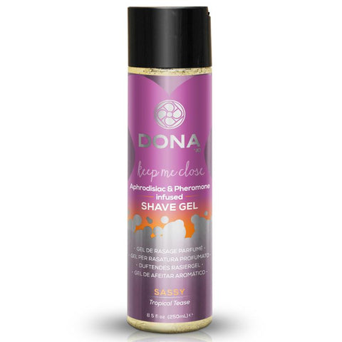 DONA Shave Gel Sassy Aroma: Tropical Tease 8oz