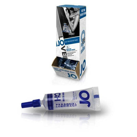 JO H20 Water Based Lubricant 4cc Tube display (150ct)