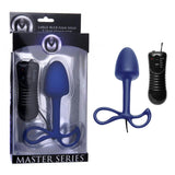 ZT Oral Sex Buddy Clear Blue Sleeve / 1 Clear Blue Bullet