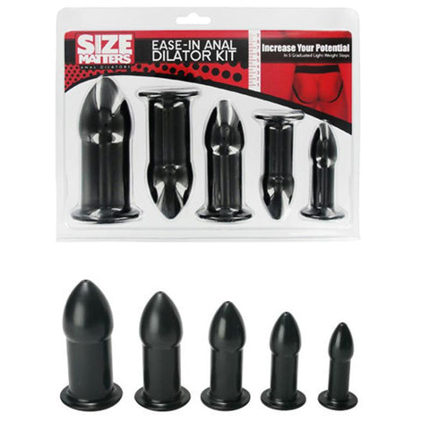 Size Matters Anal Dialators 5 Piece Set