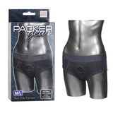 Male Power Stretch Lace Double Pleasure Short Black L/XL