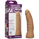 Vac-U-Lock- 7 Inch Thin Dong - UR3 Brown