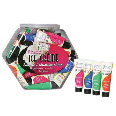 Ice Cream Lubricating Cream Cherry Berry 6cc. Pillow Pack (100-Bowl)