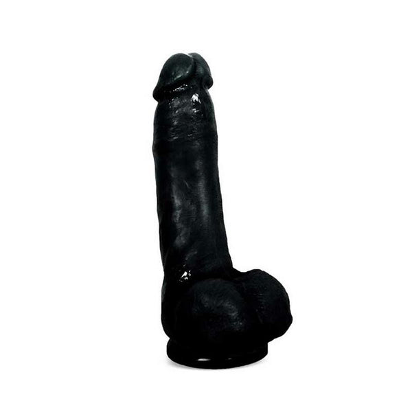 Blush Barry XL Suction Cock With Balls Bulk (Black)
